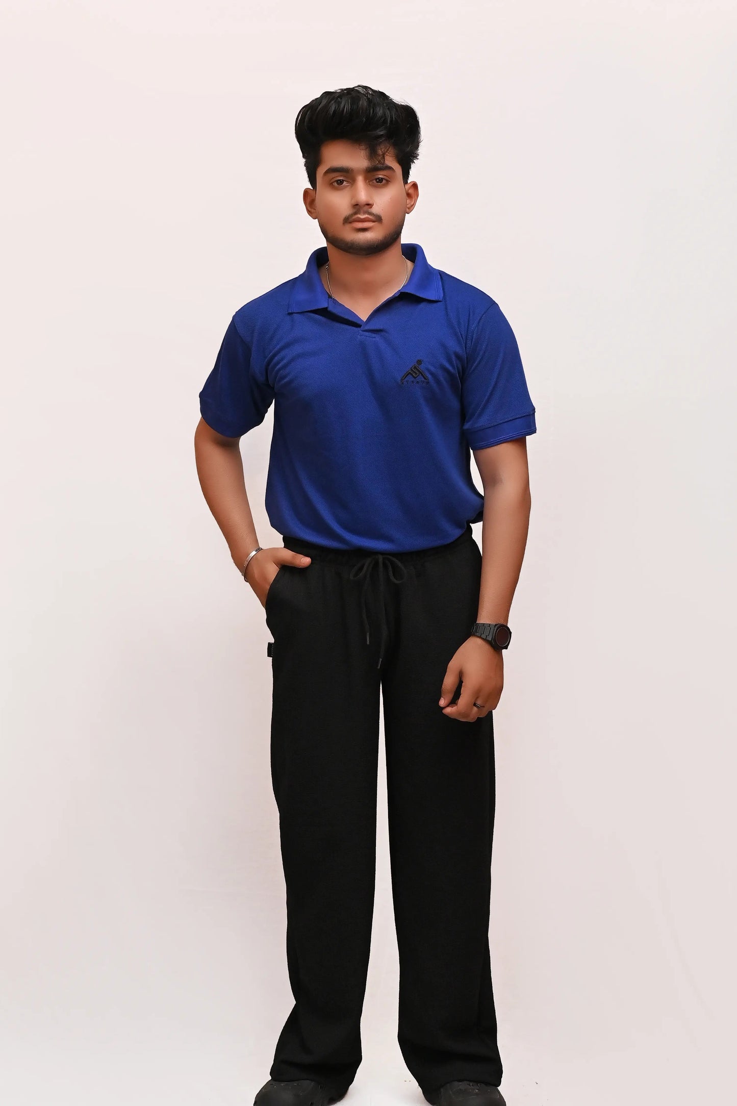 PREMIUM HALF SLEEVES POLO SHIRT-ROYAL BLUE