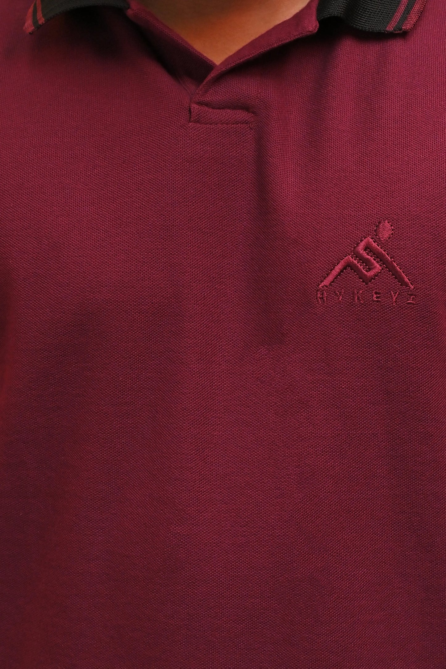 PREMIUM HALF SLEEVES POLO SHIRT- MAROON MAJESTY