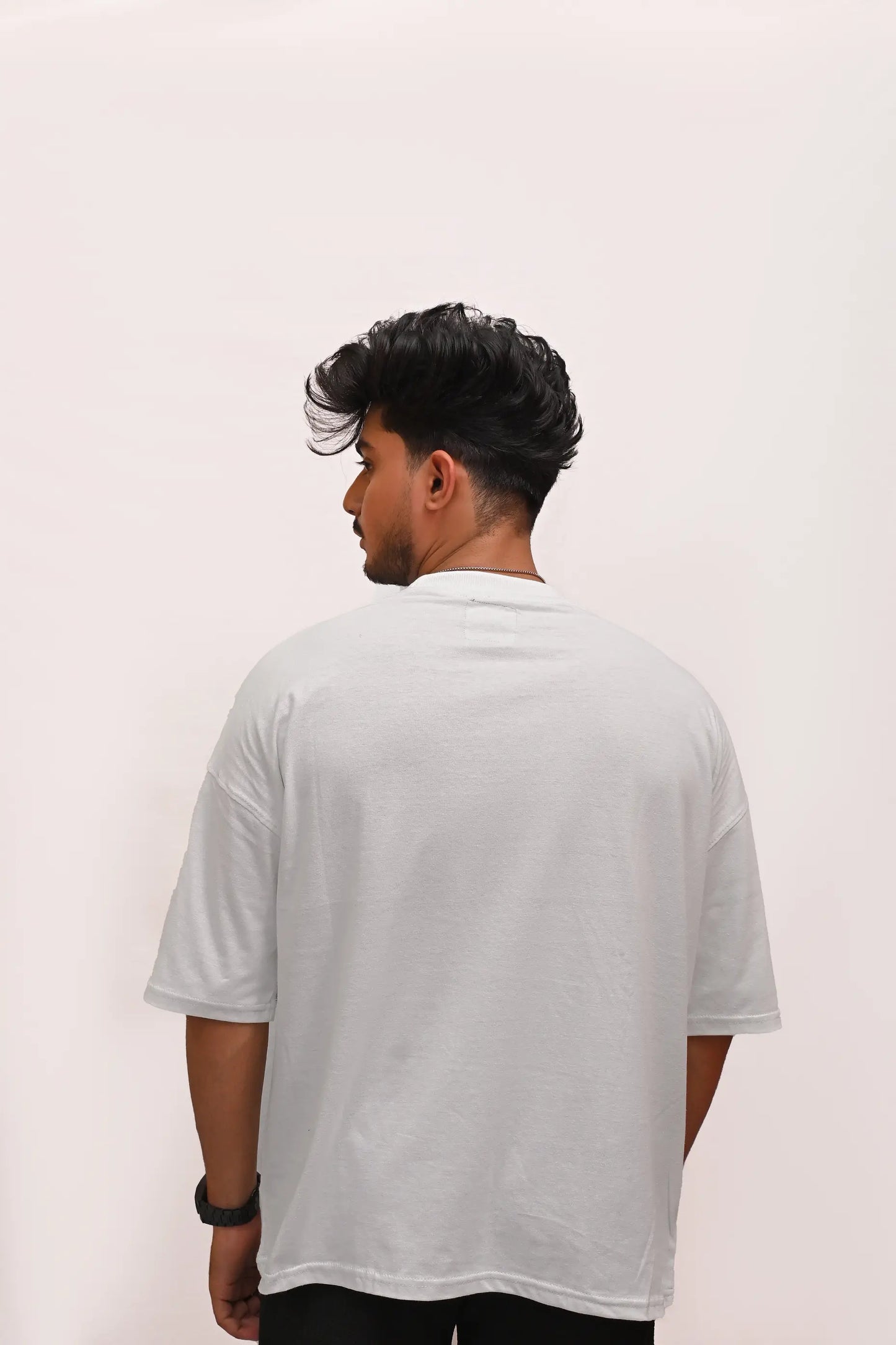 HYKEYZ OVERSIZED COMFORT WHITE TEE