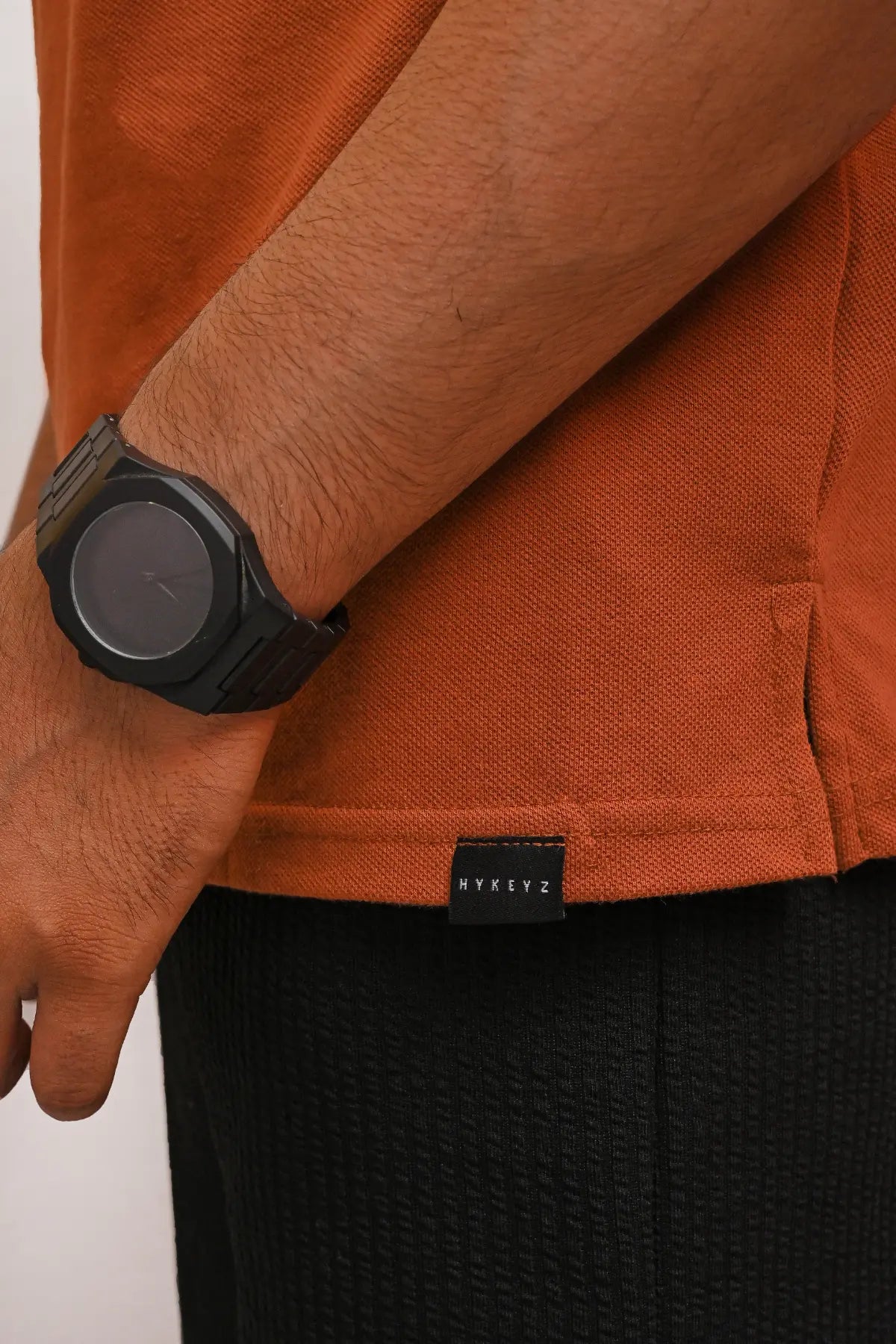 PREMIUM HALF SLEEVES POLO SHIRT-MUSTARD HORIZON