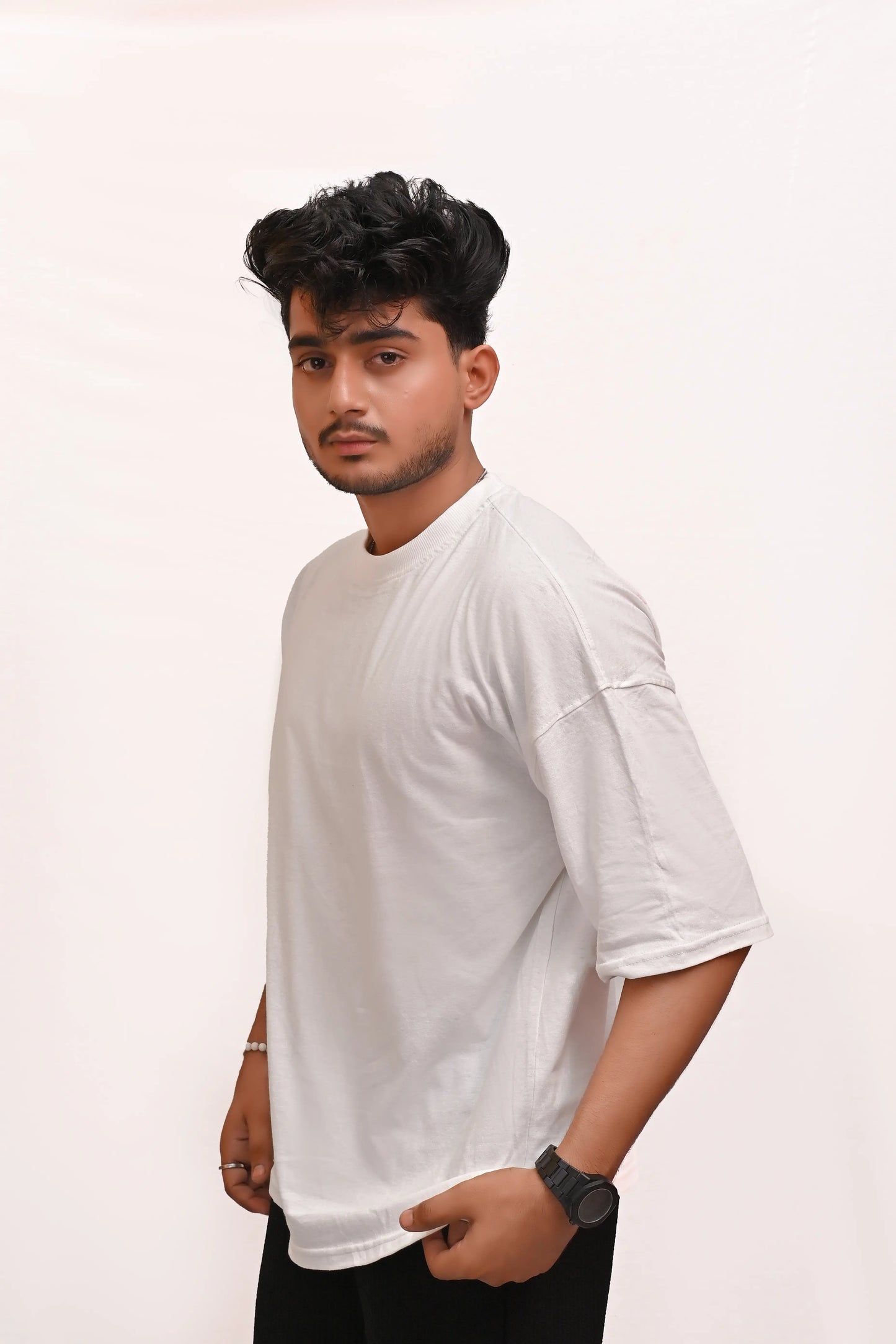 HYKEYZ ARCTIC PLAIN OVERSIZED TEE