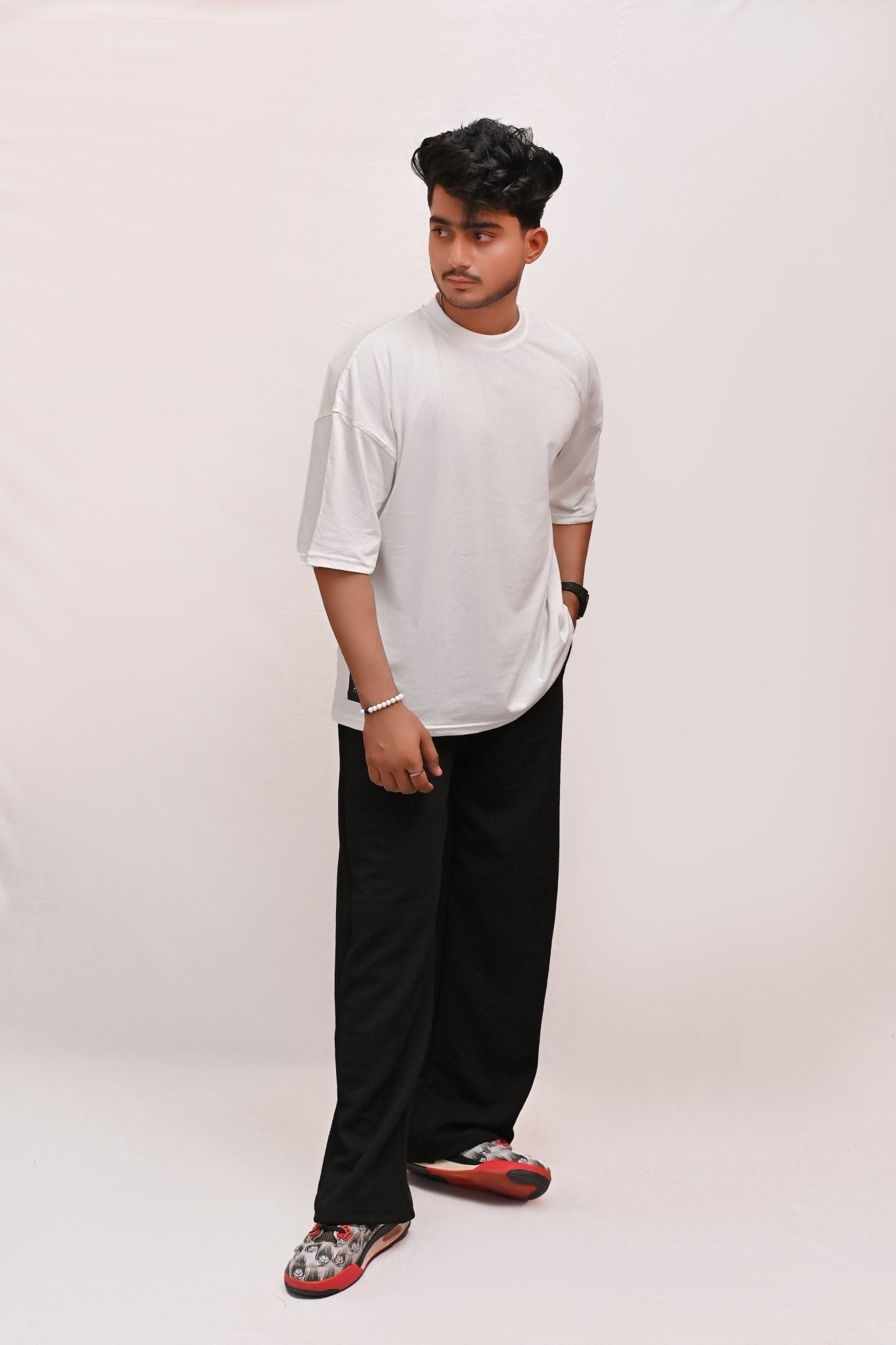 HYKEYZ ARCTIC PLAIN OVERSIZED TEE - HYKEYZ