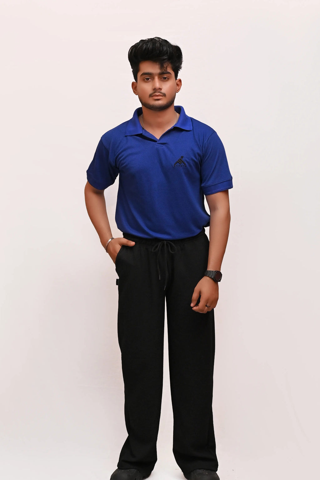 PREMIUM HALF SLEEVES POLO SHIRT-ROYAL BLUE