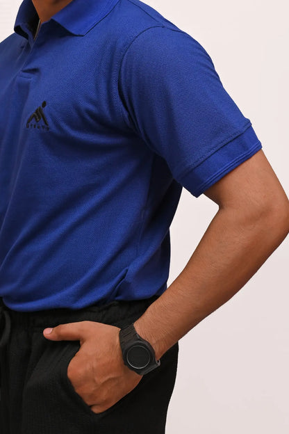 PREMIUM HALF SLEEVES POLO SHIRT-ROYAL BLUE