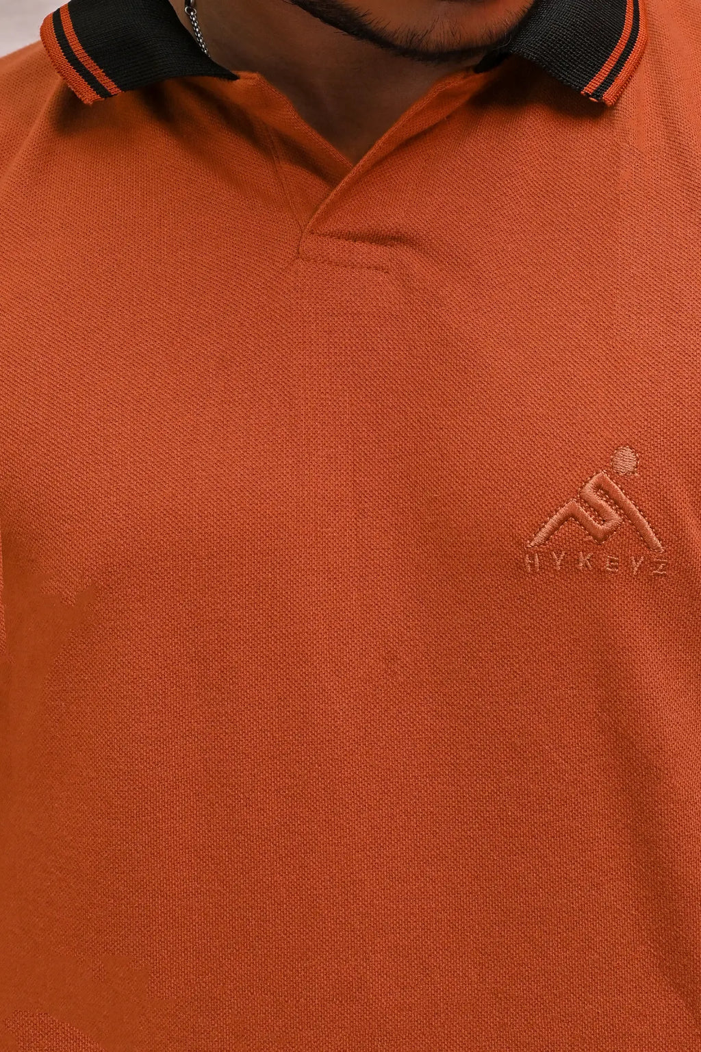 PREMIUM HALF SLEEVES POLO SHIRT-MUSTARD HORIZON