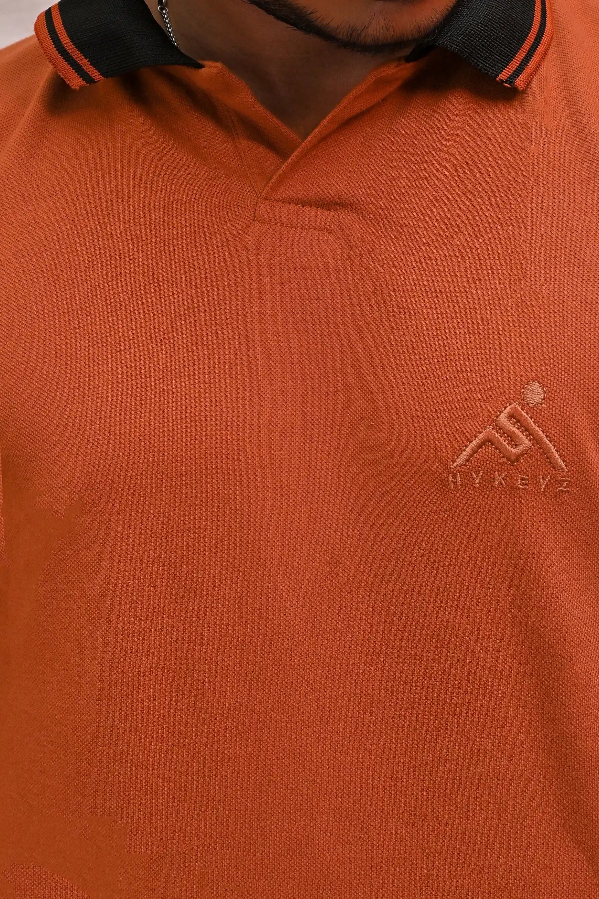 PREMIUM HALF SLEEVES POLO SHIRT-MUSTARD HORIZON