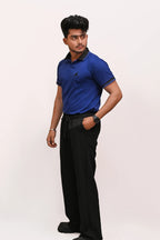 PREMIUM HALF SLEEVES POLO SHIRT-ROYAL BLUE