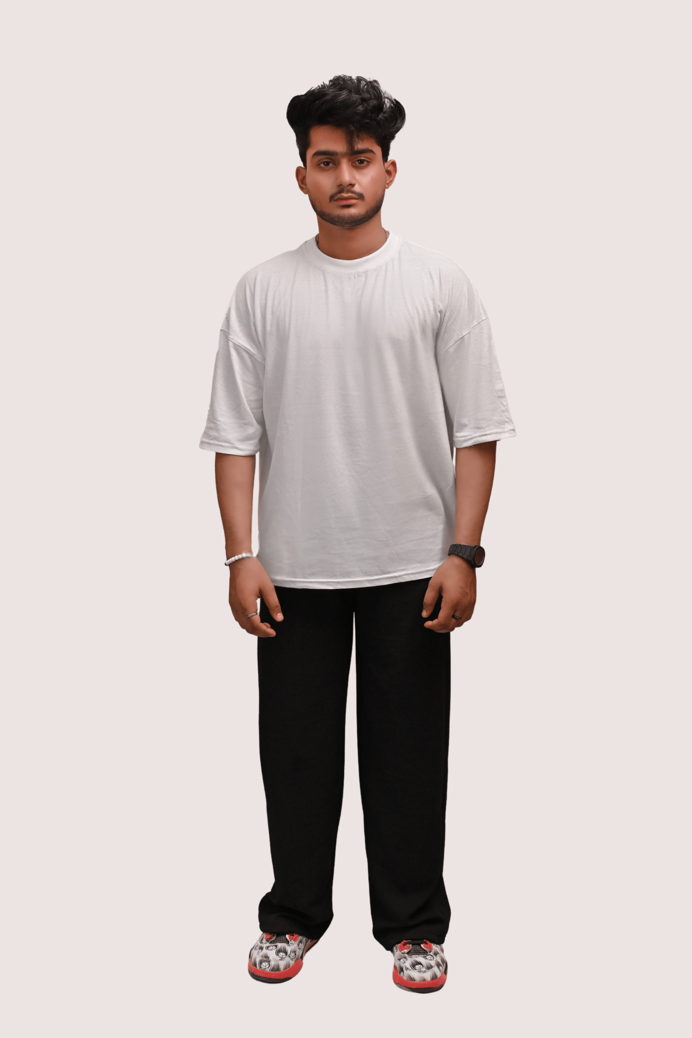 HYKEYZ ARCTIC PLAIN OVERSIZED TEE - HYKEYZ